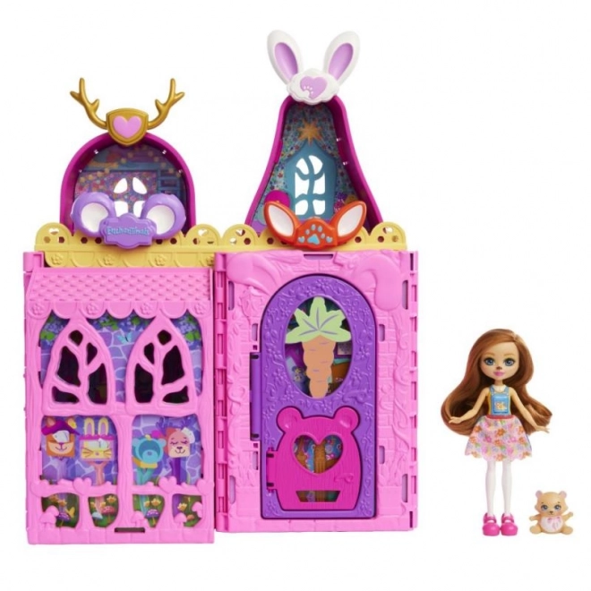 Enchantimals Vriendschapshuis poppenhuis met meubels en accessoires