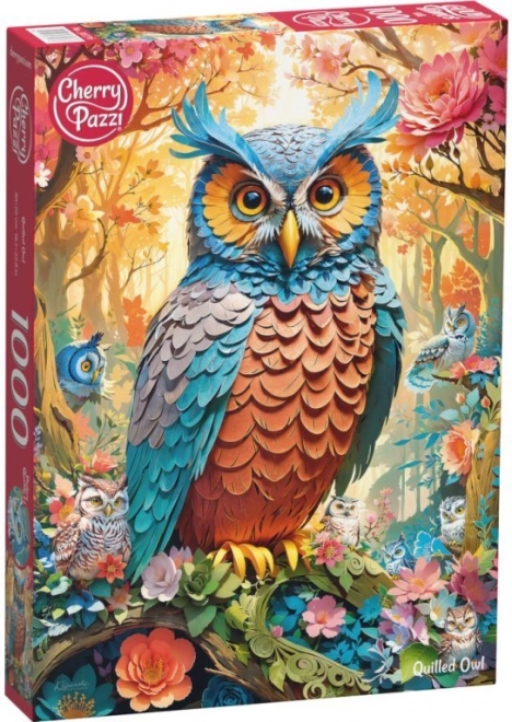 Kersen Pazzi Puzzel Papieren Uil 1000 stukjes