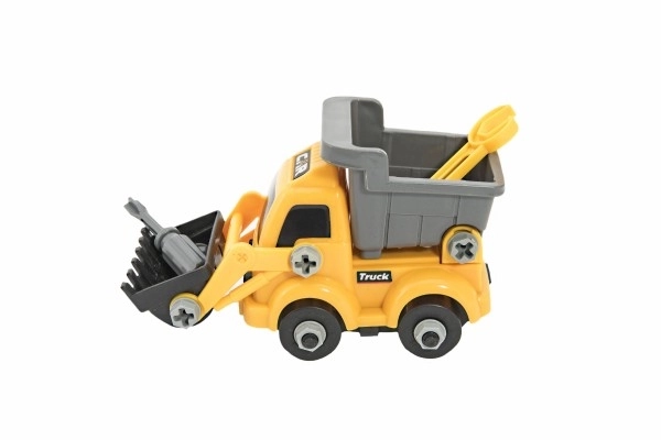 Screwable construction machine with plastic accessories