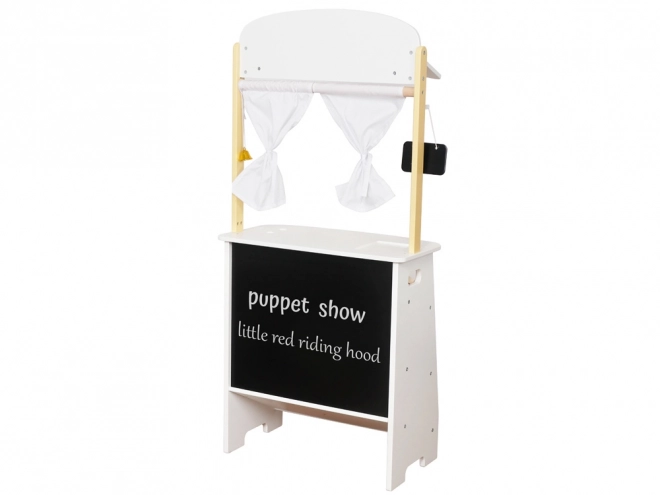 Wooden Shop and Theater Creative Toy for Kids