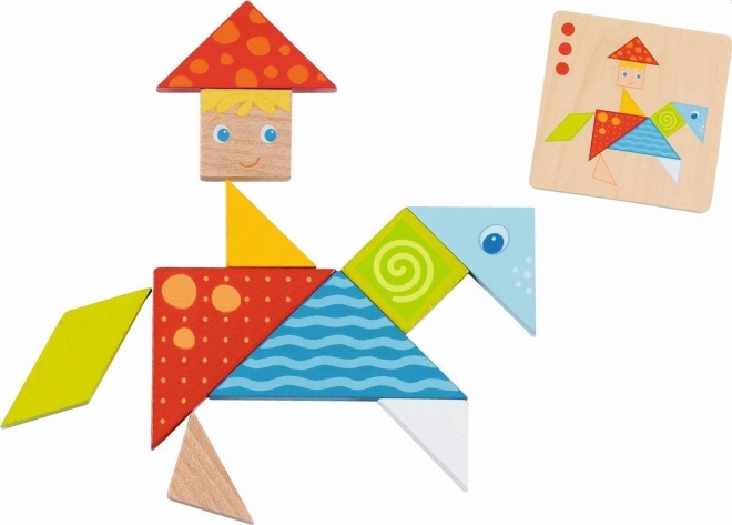 Goki Gekleurde Tangram
