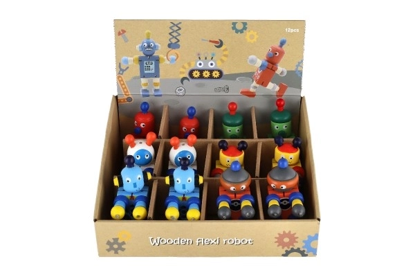 Robot hout 12cm vanaf 18 maanden - 1 stuk