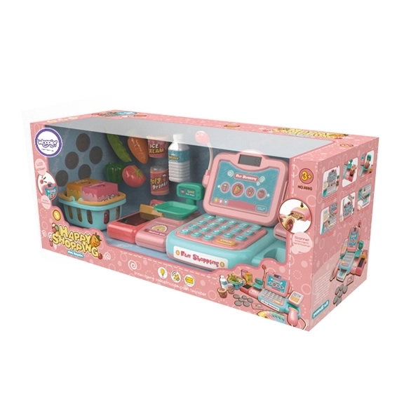 kassa voor kinderen met scanner, weegschaal en microfoon WOOPIE + 24 accessoires