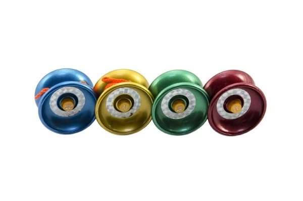 Jojo metaal 6cm assorti mix kleuren in zak 12 stuks in doos