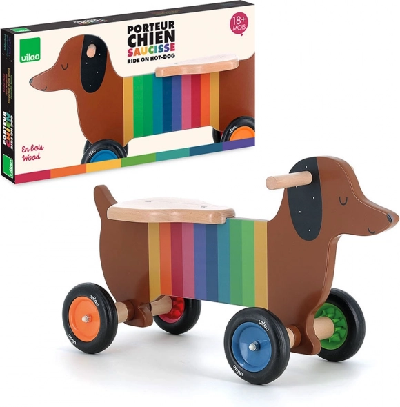 Vilac houten loopfiets Gekleurde Hond