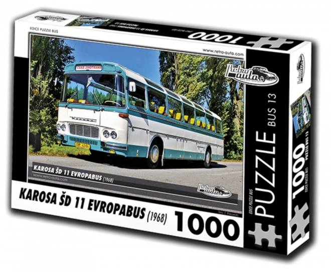 Puzzle Retro-Cars BUS Karosa ŠD 11 Evropabus 1000 pieces
