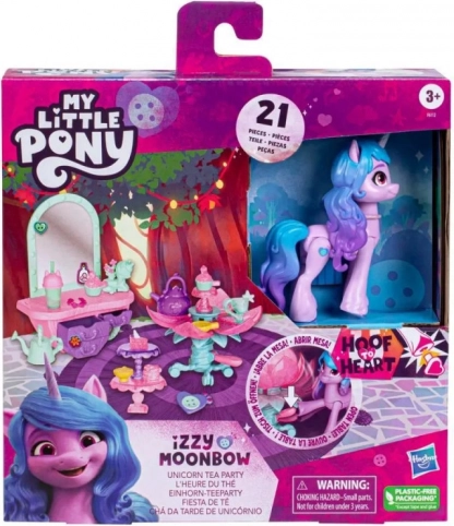 My Little Pony Izzy’s Tea Party – Izzy Moonbow figure with accessories