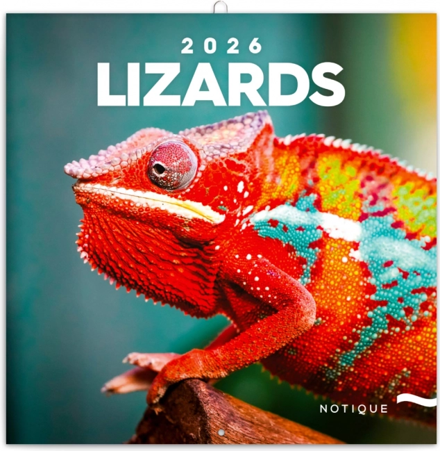 Calendrier mémo Lézards 2026