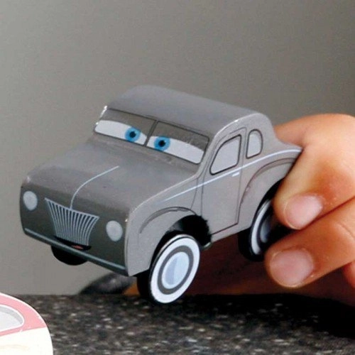 KidKraft Disney Cars – Set of 3 Wooden Racers