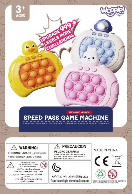 Interactief antistress speelgoed eendje Pop It