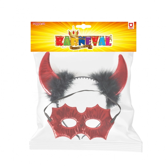 Duivelse diadeem met masker
