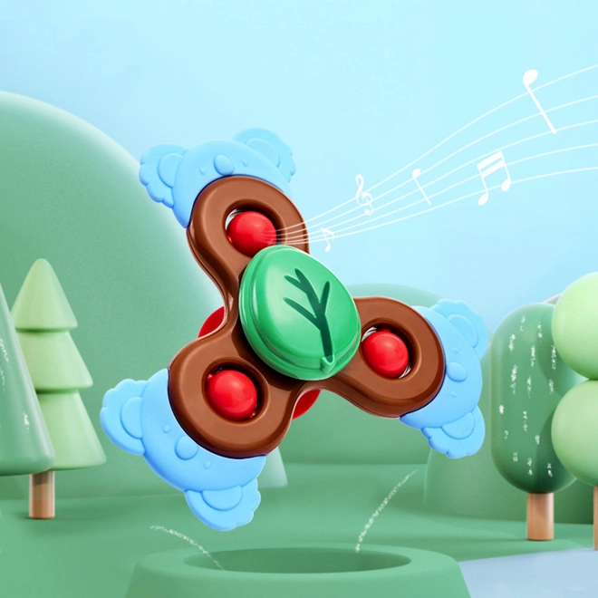 Woopie kind sensorische educatieve spinner 3in1 in kleurrijk ontwerp