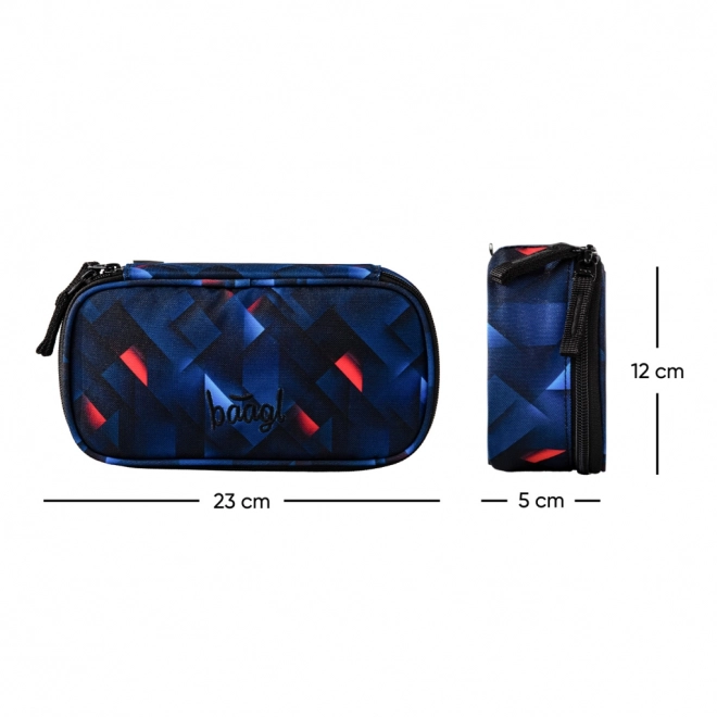 School Pencil Case Baagl Skate Indigo