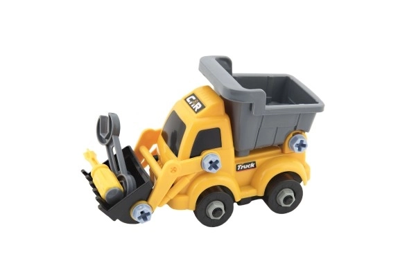 Screwable construction machine with plastic accessories