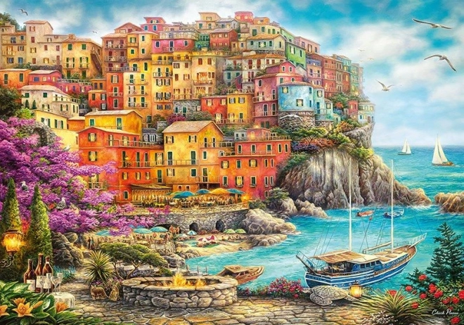 Puzzle Cherry Pazzi – Prachtige dag in Cinque Terre 2000 stukjes