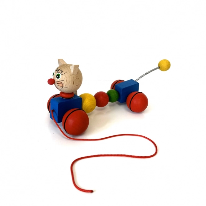 Houten trekpoes