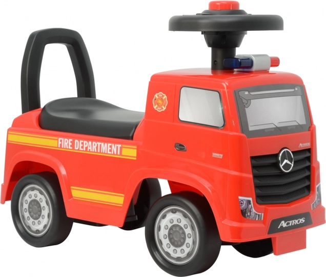 MERCEDES ACTROS ride-on fire truck, red