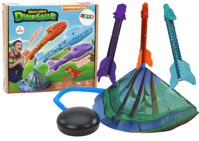 Raketlanceer Spel Dinosaurussen Bos Kleurvolle Pomp