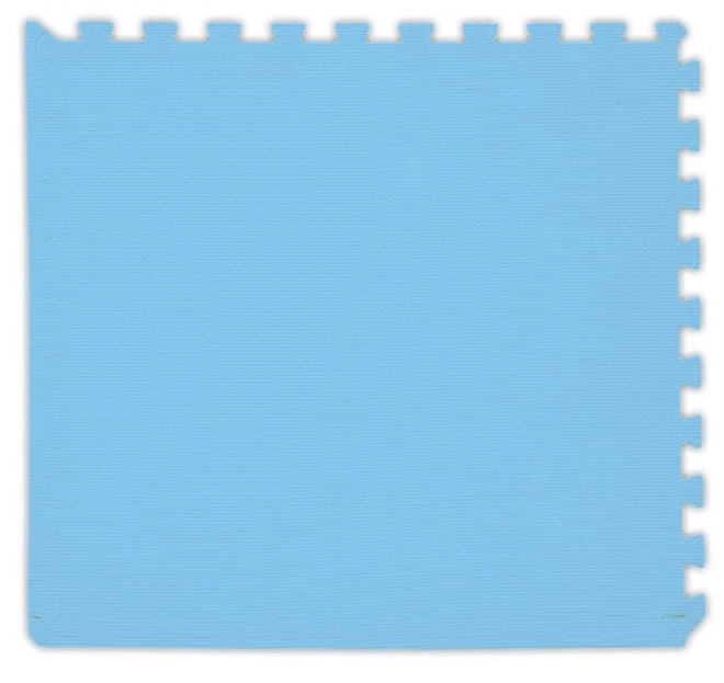 Baby-Schaumstoffteppich hellblau mit Rändern