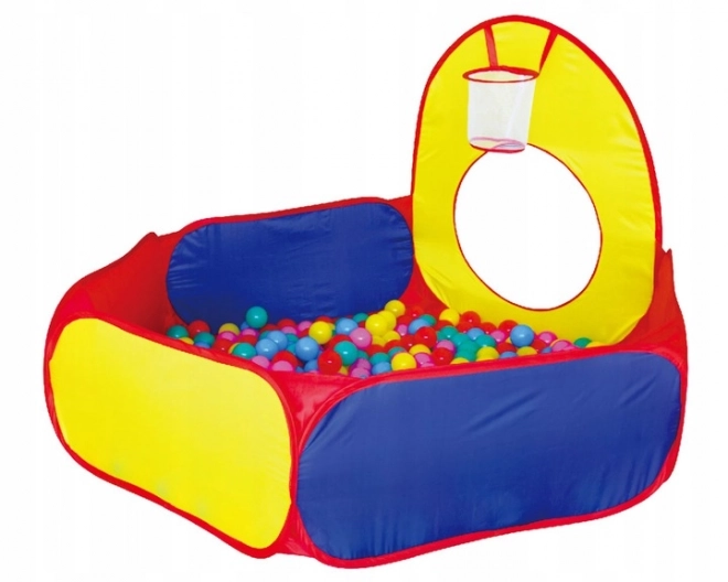 Tent met tunnel en ballen