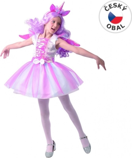 Robe de carnaval Licorne pour filles 120-130 cm