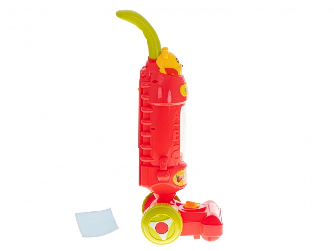 Interactieve kinderstofzuiger met geluid Raspberry