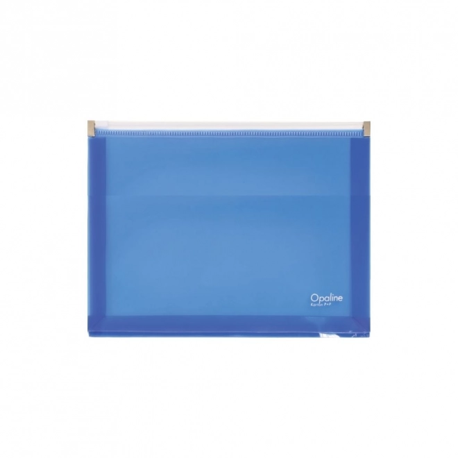 Envelop met rits A4 Opaline blauw