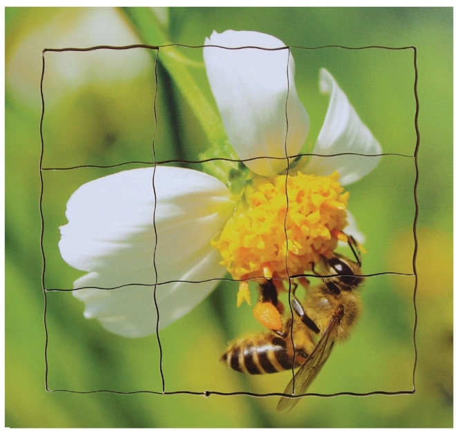 Just Jigsaws 600 Biene – geschichtetes Holzpuzzle