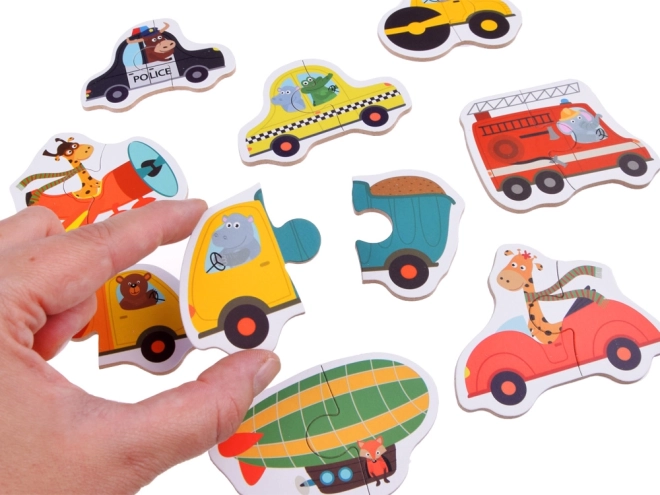Eerste, eenvoudige puzzels voor kleine handjes