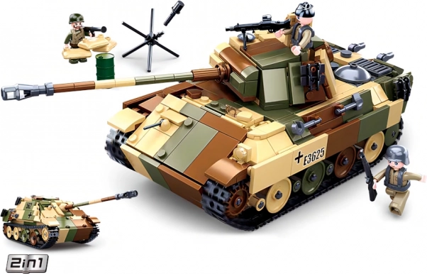 Sluban Army Camouflage Medium Tank 2-in-1 Building Set