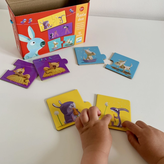DJECO Duo Puzzle Opposites