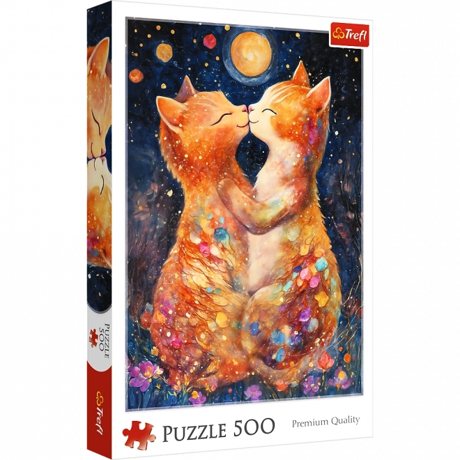 Puzzle 500 pièces – baiser au clair de lune Trefl