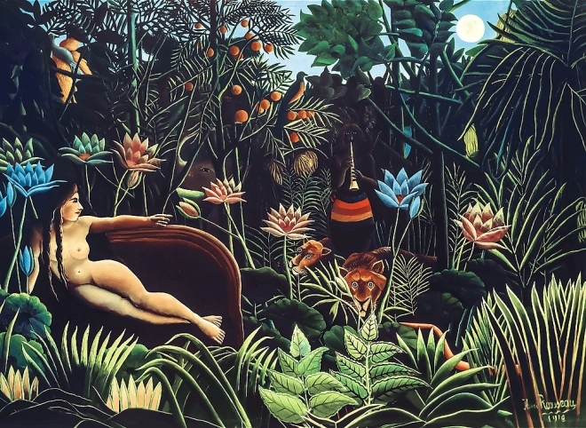 Wooden Puzzle Art: Henri Rousseau - The Dream 200 Pieces