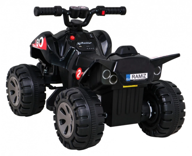 Rapide quad électrique pour enfants jaune – Noir