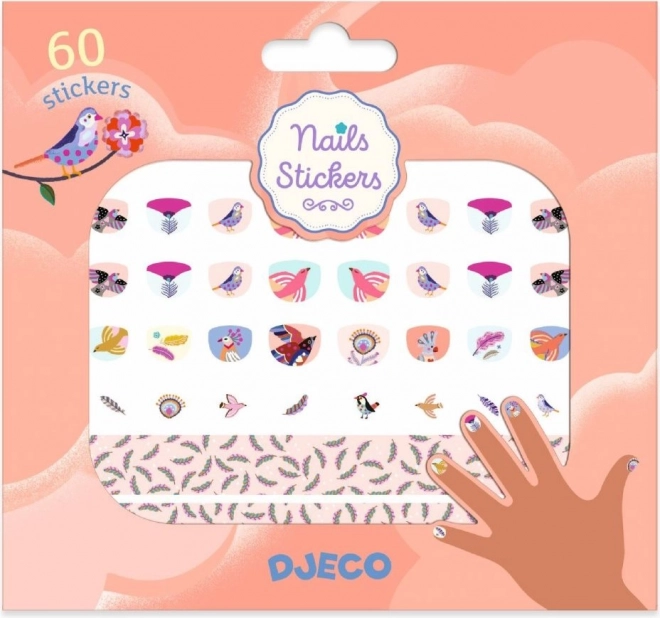Nail Stickers Birds by Djeco