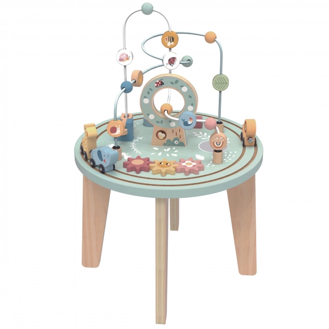 Wooden Activity Table Montessori By Tooky Toy