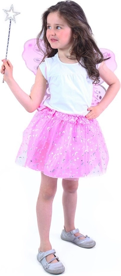 Elegante roze tutu-rok