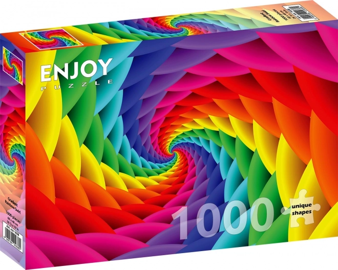 Regenboogwervelwind 1000-delige puzzel