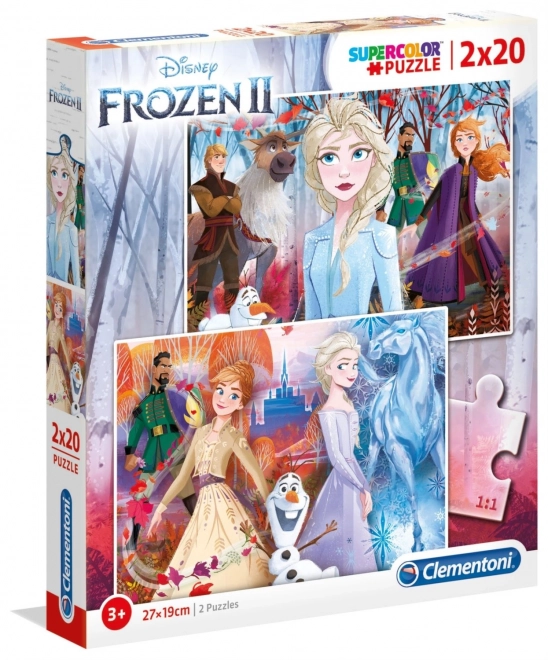 Puzzel 2x20 Super Color Frozen 2