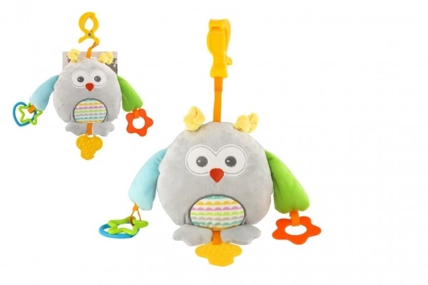 Plush Owl Stroller or Crib Hanging Toy