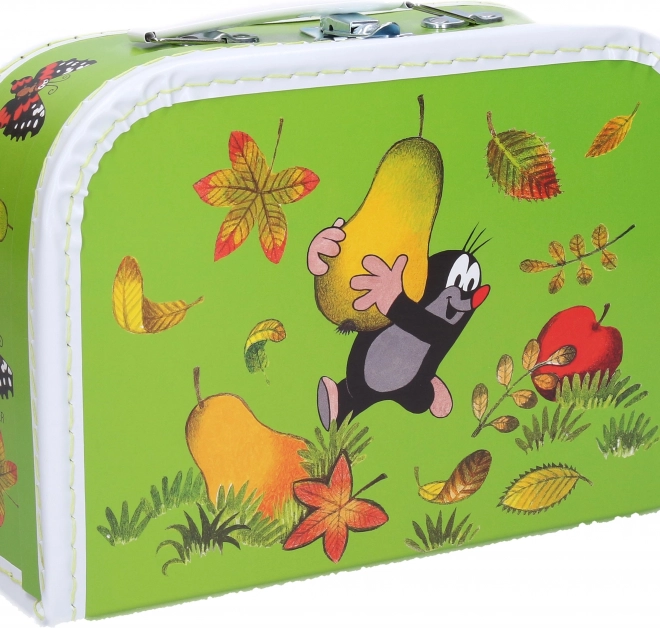 Children's suitcase KRTEČEK light green 25 cm