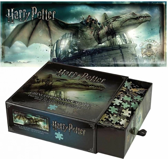 Harry Potter puzzel Vlucht uit de Gringotts Bank 1000 stukjes