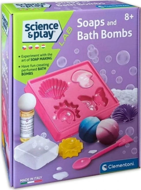 CLEMENTONI Science&Play Laboratorium voor het maken van zeep en badbommen