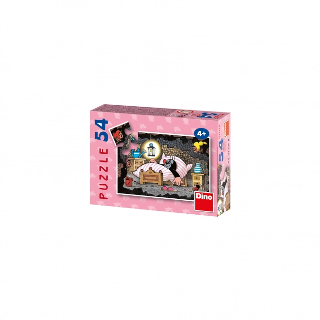 Dino paper puzzle little mole 54 pieces