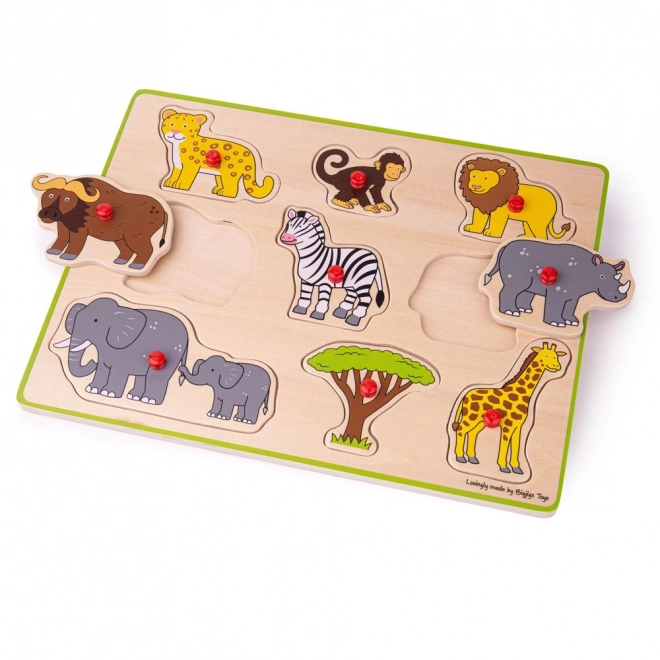 Einlegepuzzle Safari