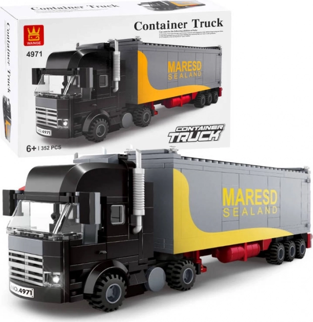 Brick delivery with trailer 352 elements ZA3844