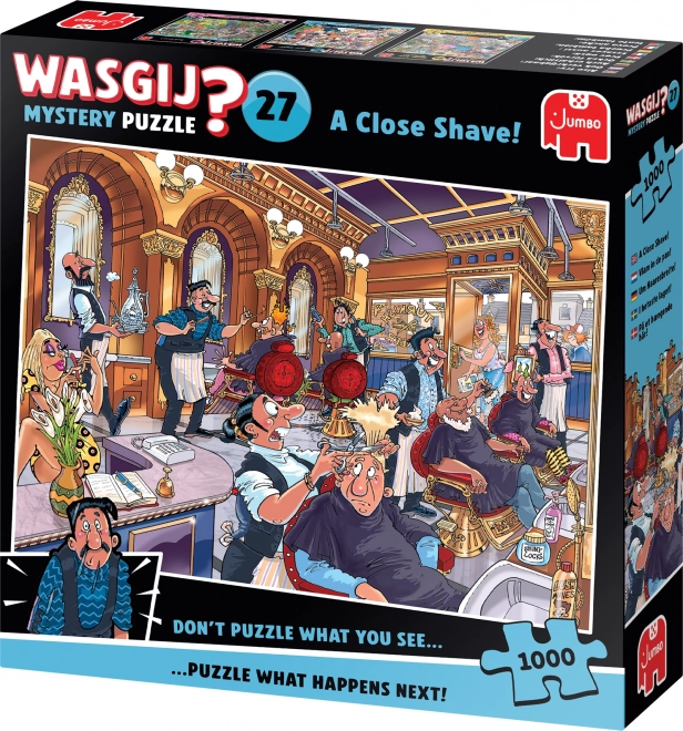 Puzzel Jumbo Wasgij Mystery 27: Grondige Scheerbeurt 1000 Stukken