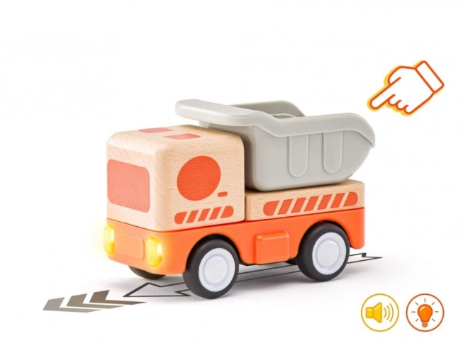 Leuchtender Lkw mit Musik Woody