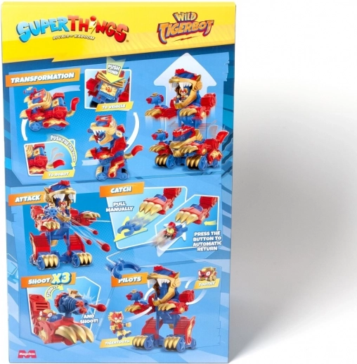 Speelset SuperThings Wild Tigerbot