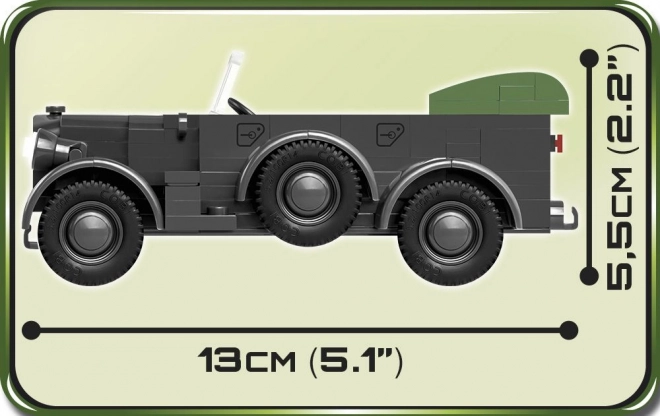 Historisch militair voertuig Horch 901 bouwset COBI